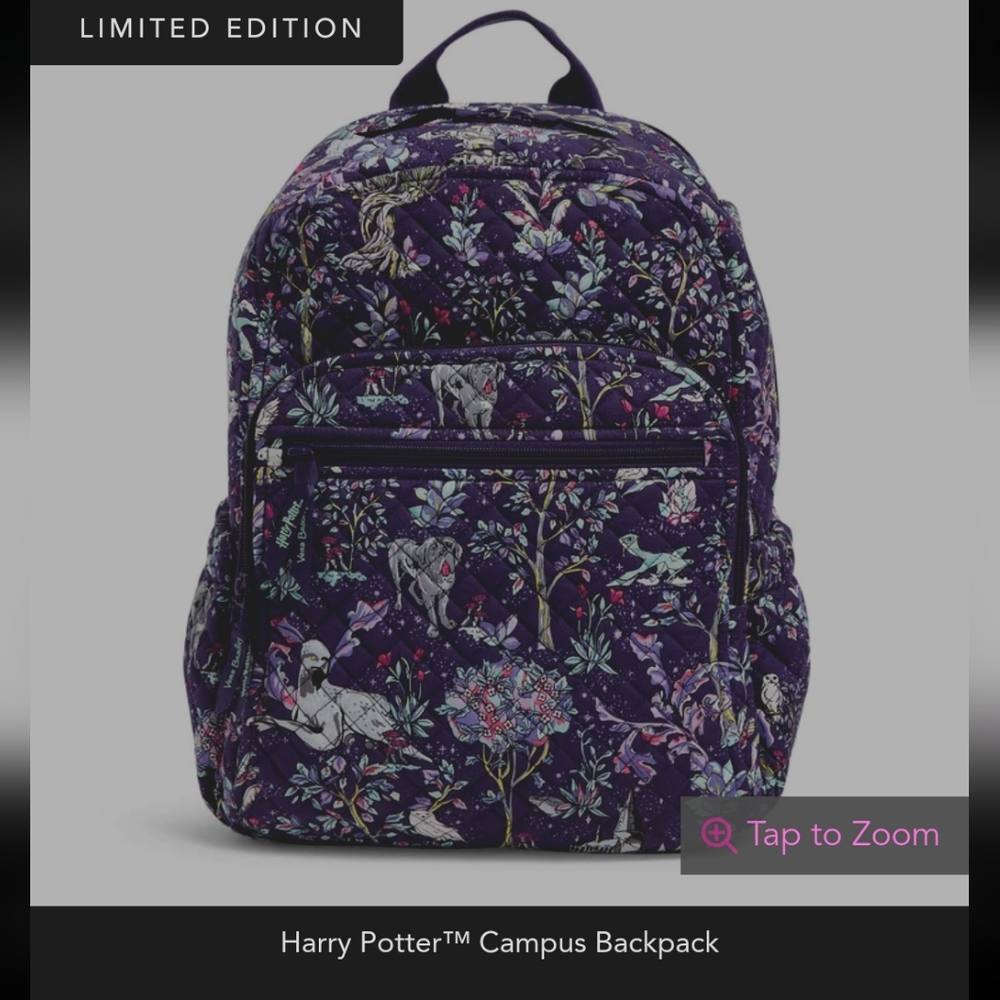 Harry Potter™ Campus Backpack NWT! Forbidden Forrest!